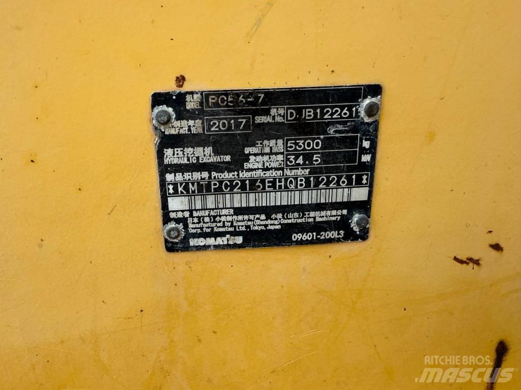 Komatsu PC 56-7 Mini rýpadlá < 7t