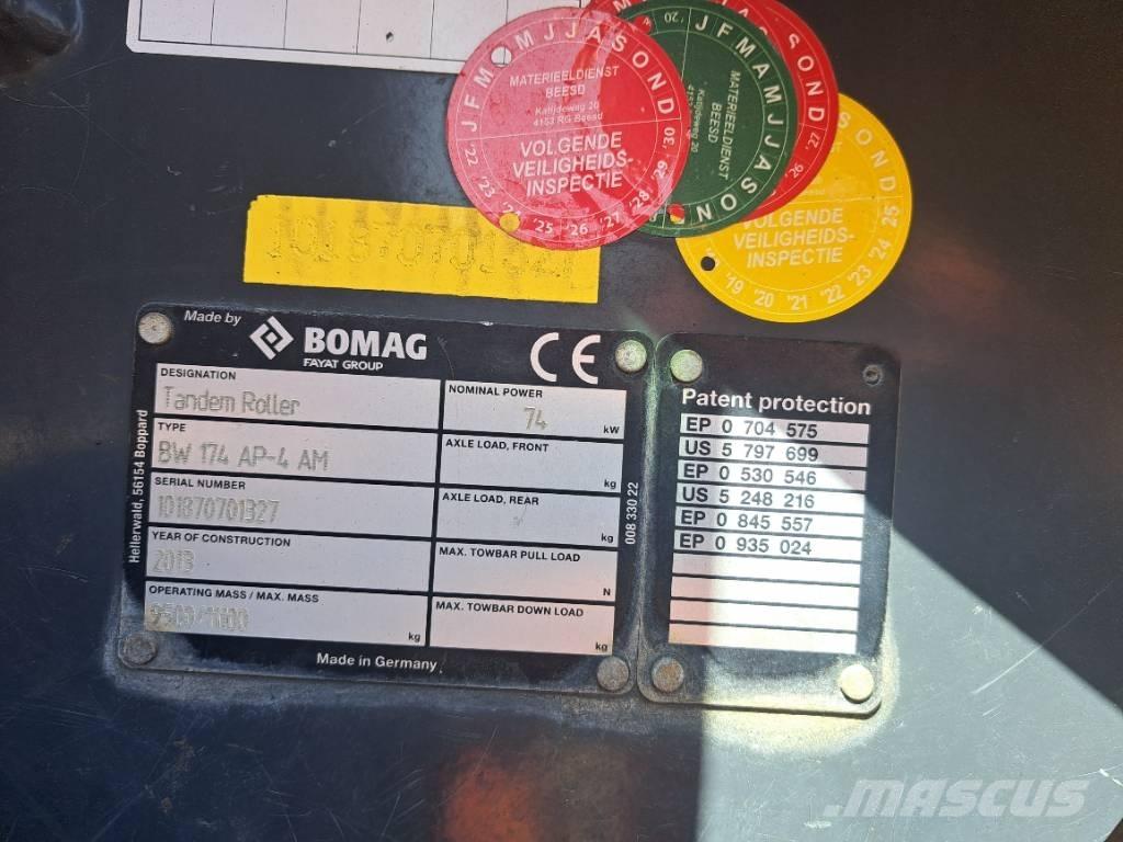 Bomag BW174 AP-4 AM Tandemové valce