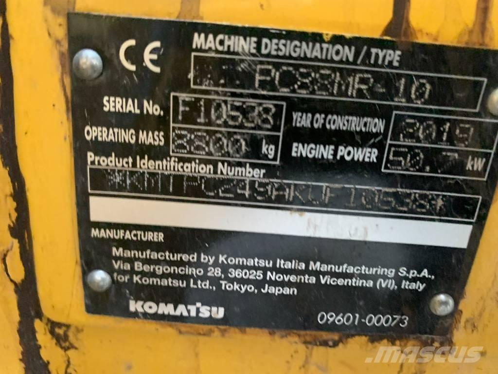 Komatsu PC 88 MR-10 Pásové rýpadlá