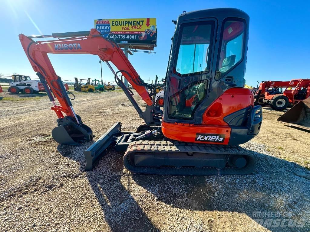 Kubota KX 121-3 Pásové rýpadlá