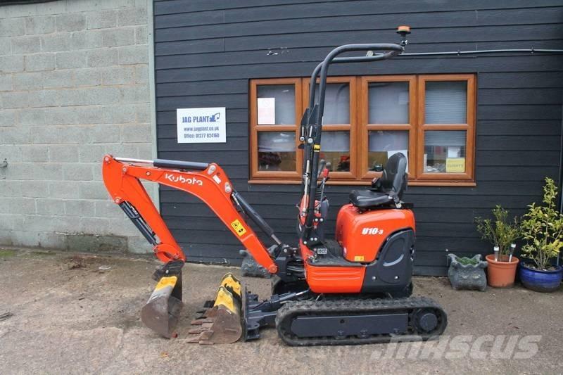 Kubota U 10-3 Mini rýpadlá < 7t