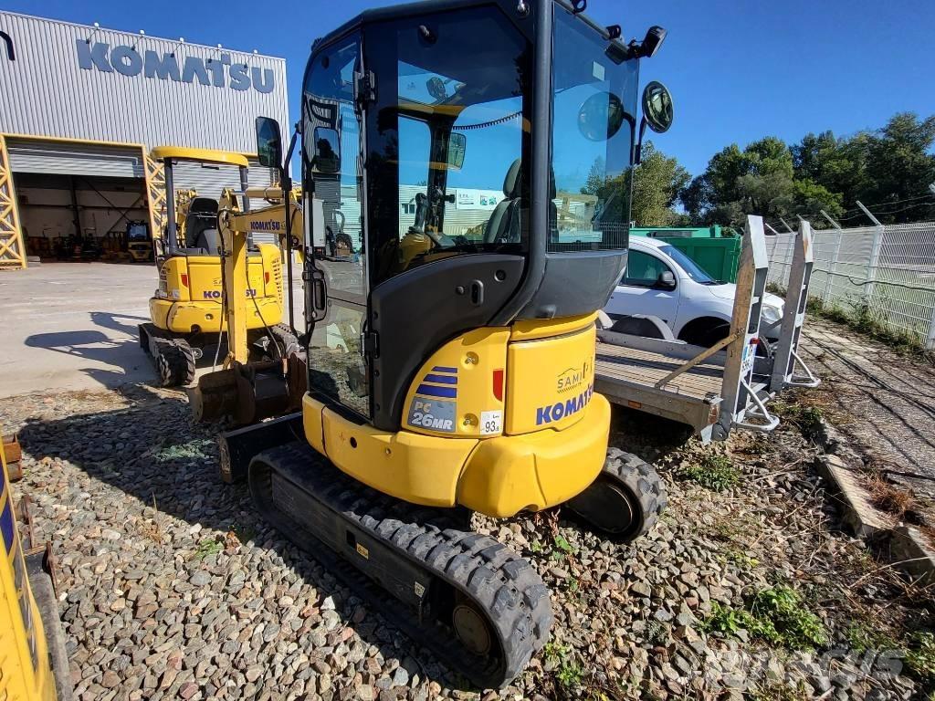 Komatsu PC26MR-5 Mini rýpadlá < 7t