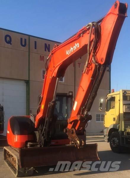 Kubota KX 080-4 Midi rýpadlá 7 t - 12 t