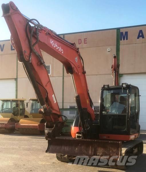 Kubota KX 080-4 Midi rýpadlá 7 t - 12 t
