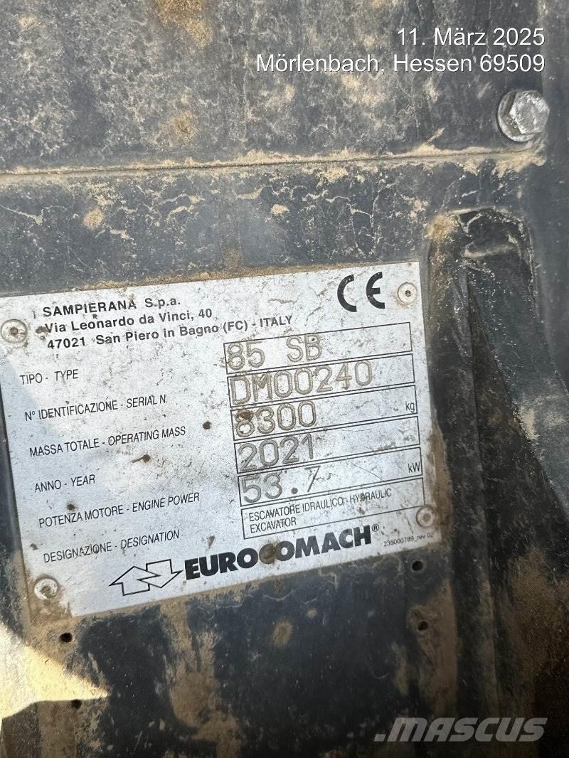 Eurocomach 85SB Mini rýpadlá < 7t