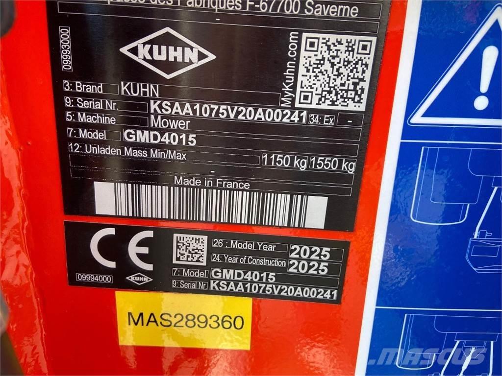 Kuhn GMD4015 Žací stroj-kondicionér