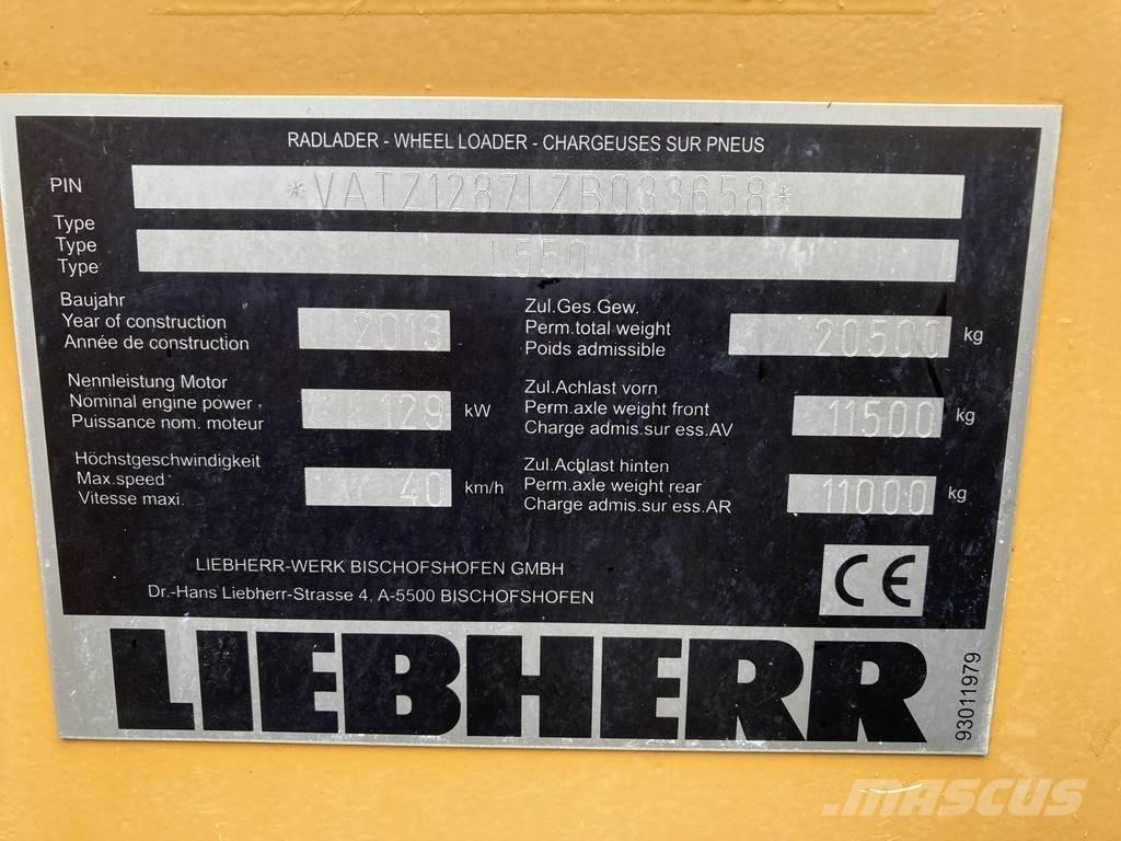 Liebherr L 550 Kolesové nakladače