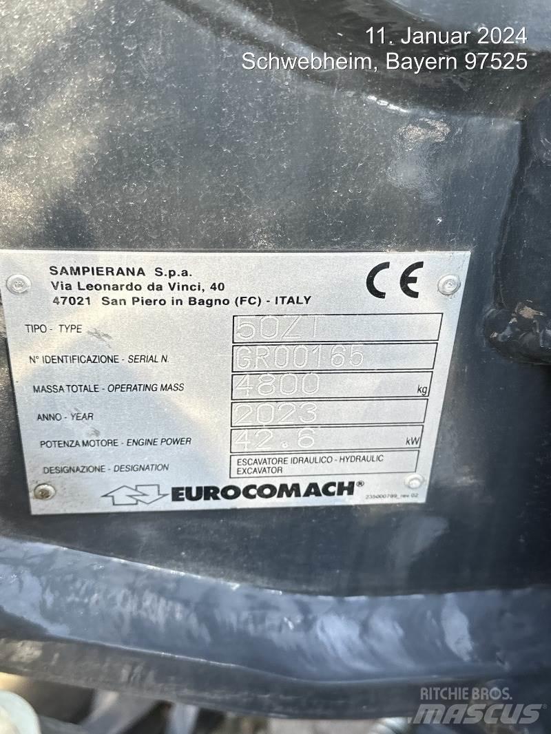 Eurocomach 50ZT Mini rýpadlá < 7t