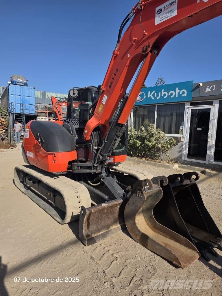 Kubota KX 080-4a2 Midi rýpadlá 7 t - 12 t