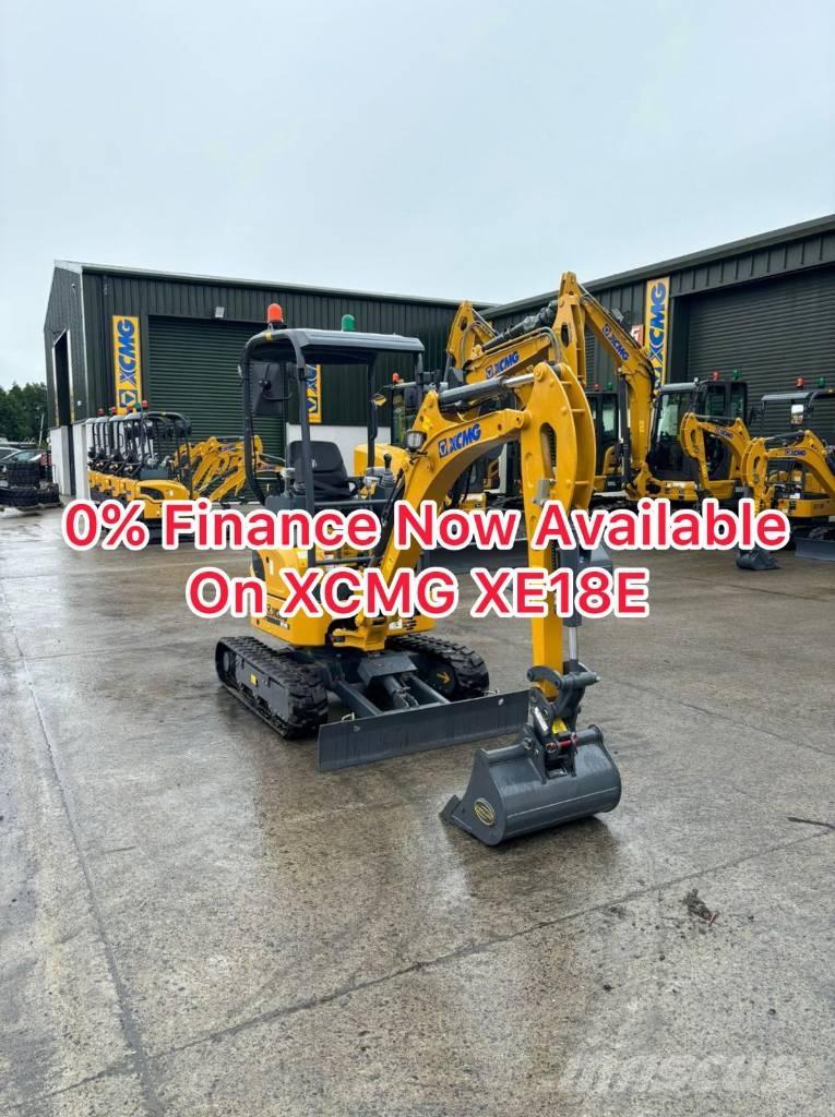 XCMG XE18E Mini rýpadlá < 7t