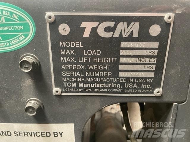 TCM FG15N18T Terénne vysokozdvižné vozíky