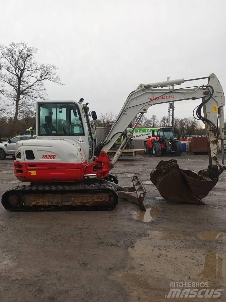 Takeuchi TB 260 Mini rýpadlá < 7t