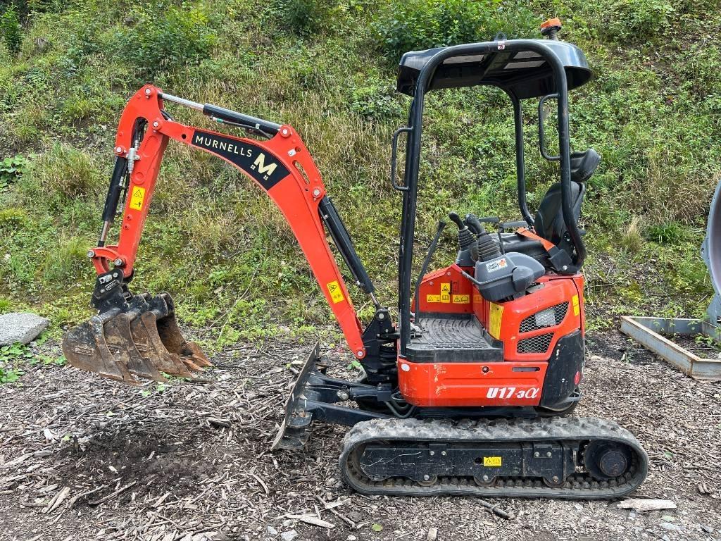 Kubota U 17-3 Mini rýpadlá < 7t