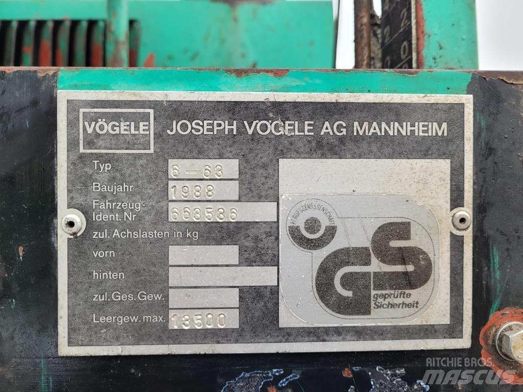 Vögele Super 1500 Finišéry