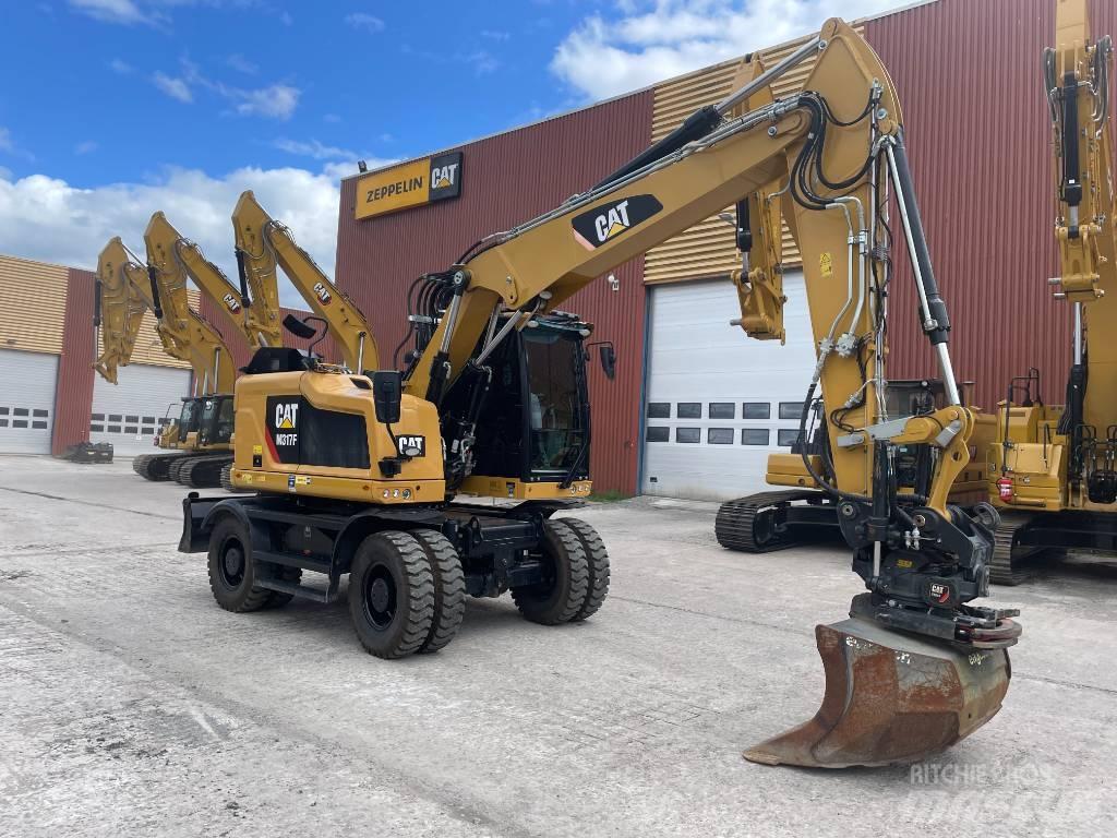 CAT M317F Kolesové rýpadlá