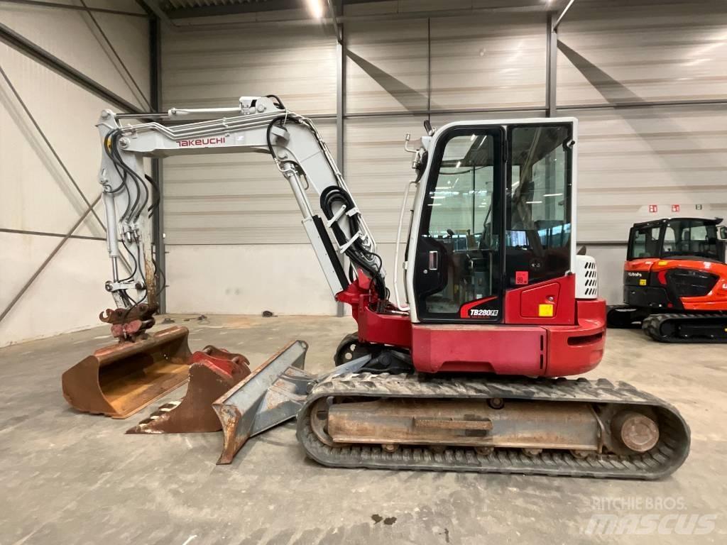 Takeuchi TB 280 FR Midi rýpadlá 7 t - 12 t