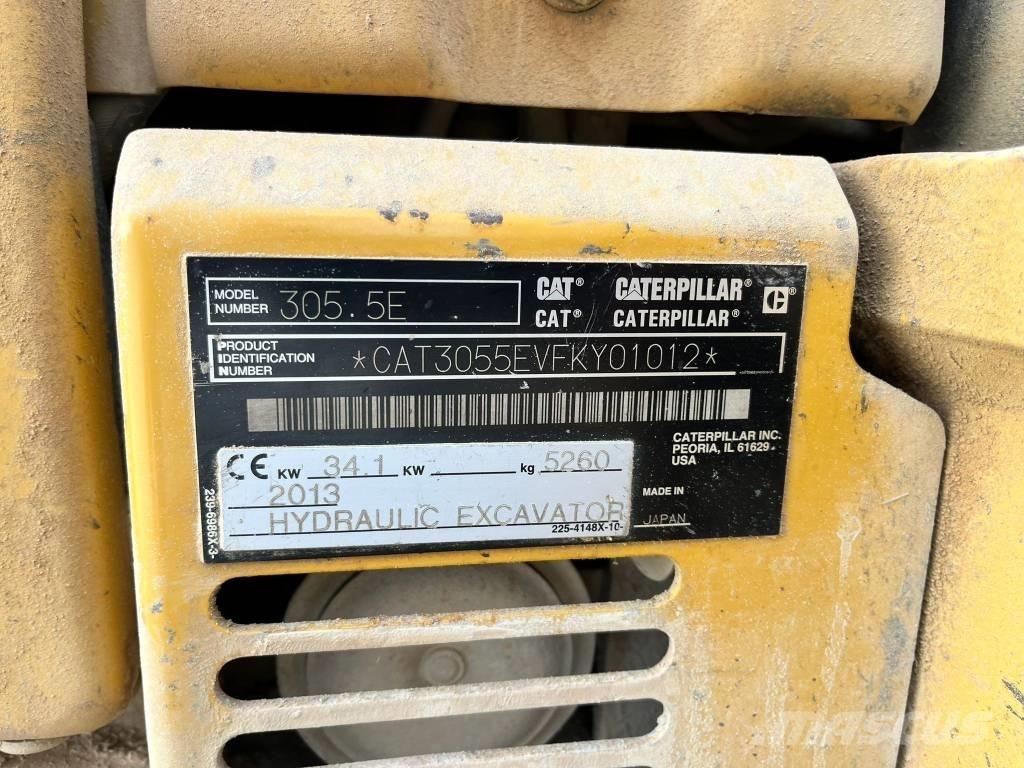 CAT 305.5 Mini rýpadlá < 7t