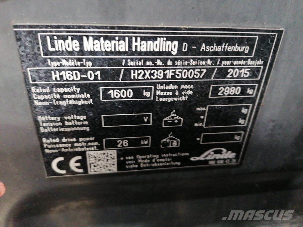 Linde H16D-01 Dieselové vozíky