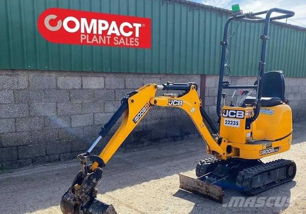 JCB 8008 Mini rýpadlá < 7t