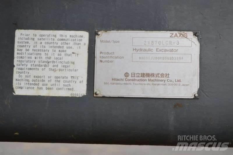Hitachi ZX870 Mini rýpadlá < 7t