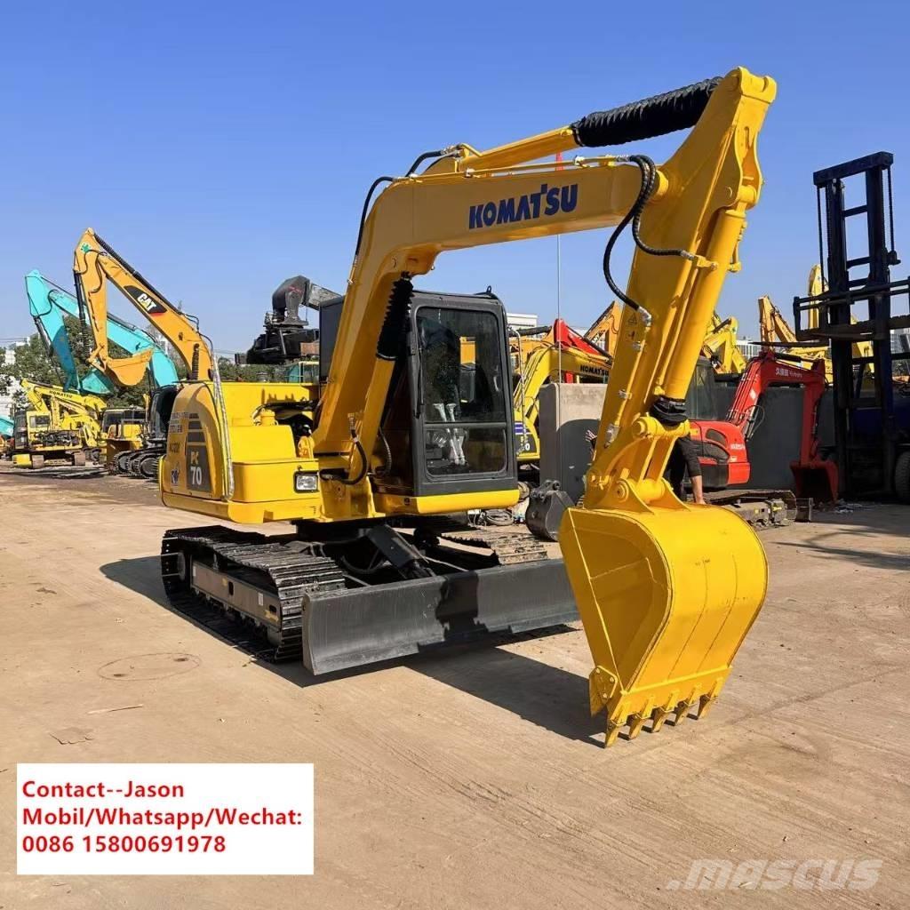 Komatsu PC 70-8 Pásové rýpadlá
