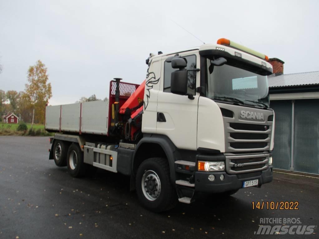 Scania G490cb6x4*4 Autožeriavy, hydraulické ruky