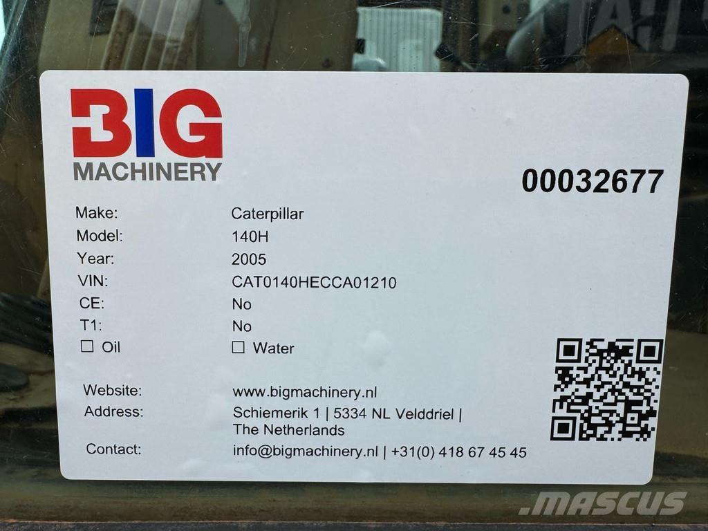 CAT 140H Grejdery