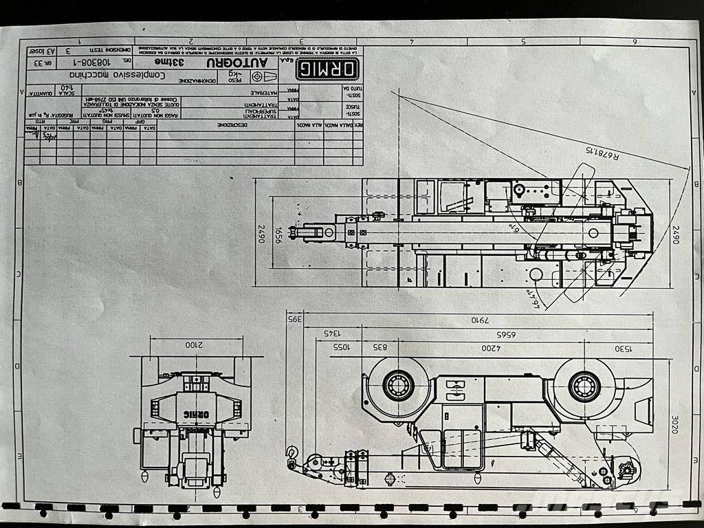 Ormig 33 TMBP Ostatná zdvíhacia technika