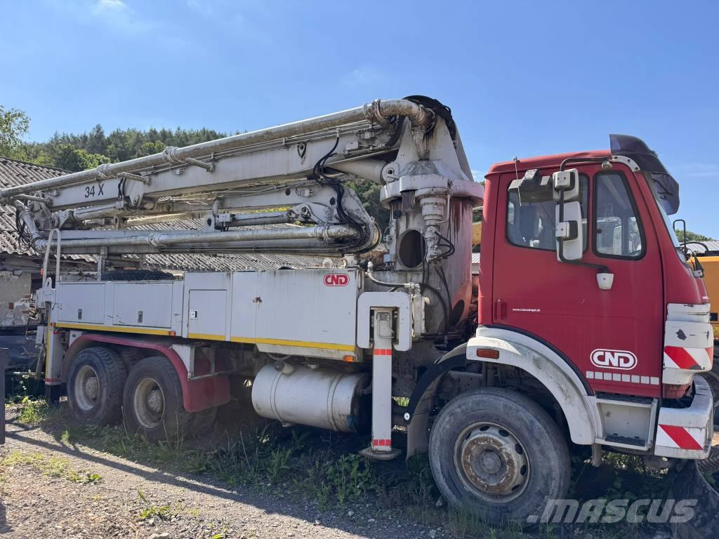 Mercedes-Benz 2631 Nákladné autá s čerpadlami betónu