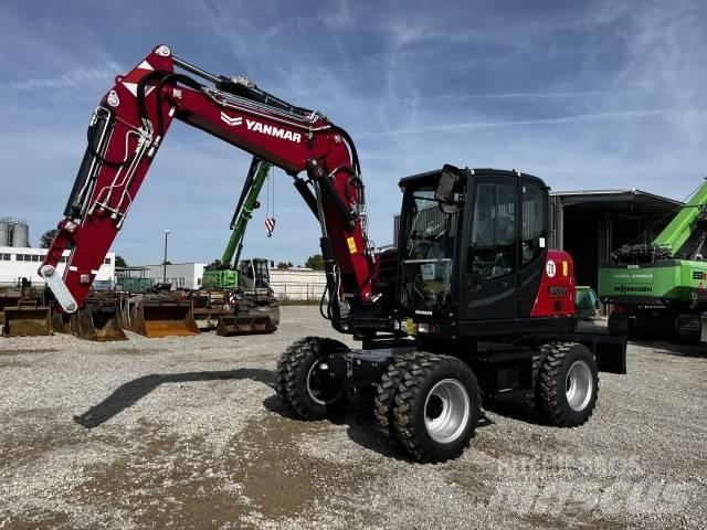 Yanmar B 95W Kolesové rýpadlá