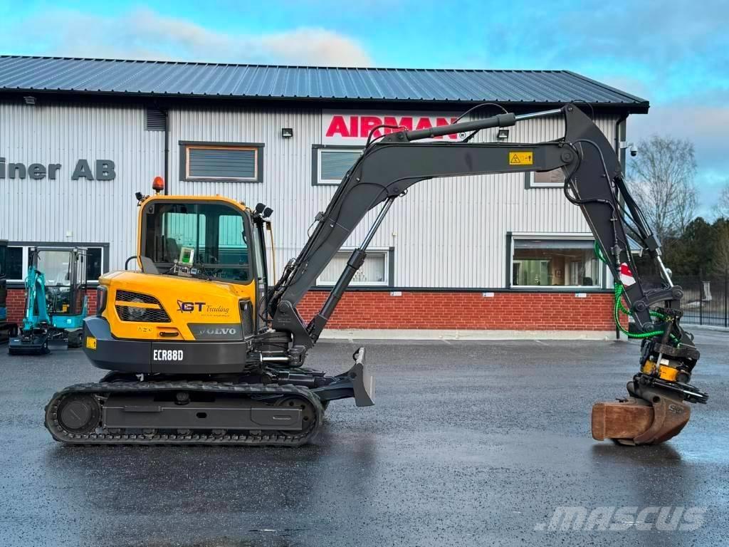 Volvo ECR 88 D Midi rýpadlá 7 t - 12 t