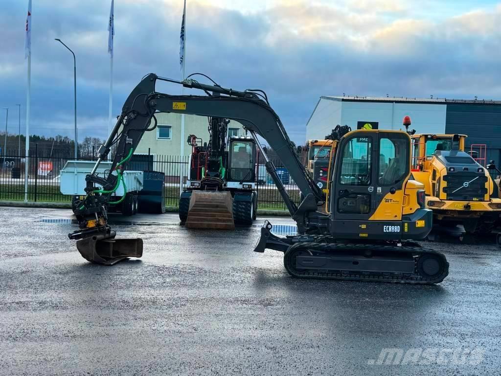 Volvo ECR 88 D Midi rýpadlá 7 t - 12 t