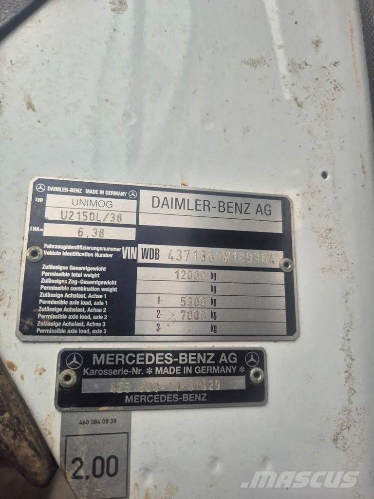 Unimog u 2150l38 Povrchové vrtné súpravy