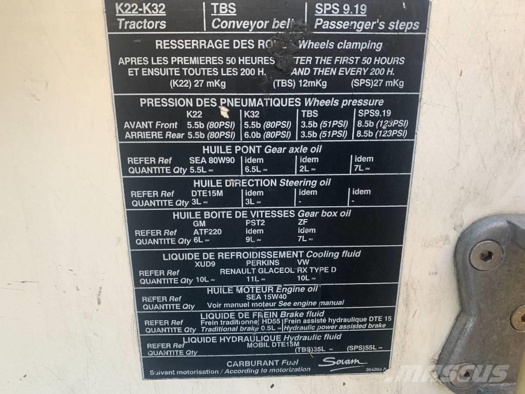 Sovam K22 V-3080 Vybavenie letiska