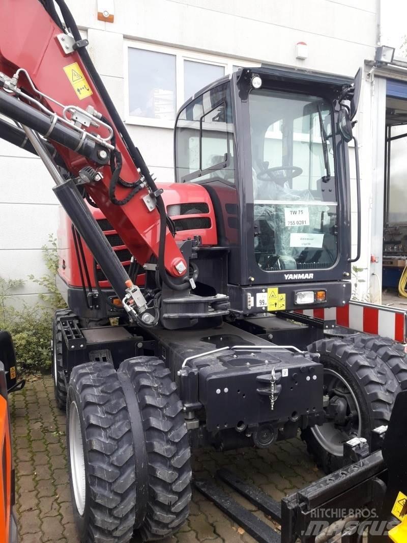 Yanmar B75W Kolesové rýpadlá