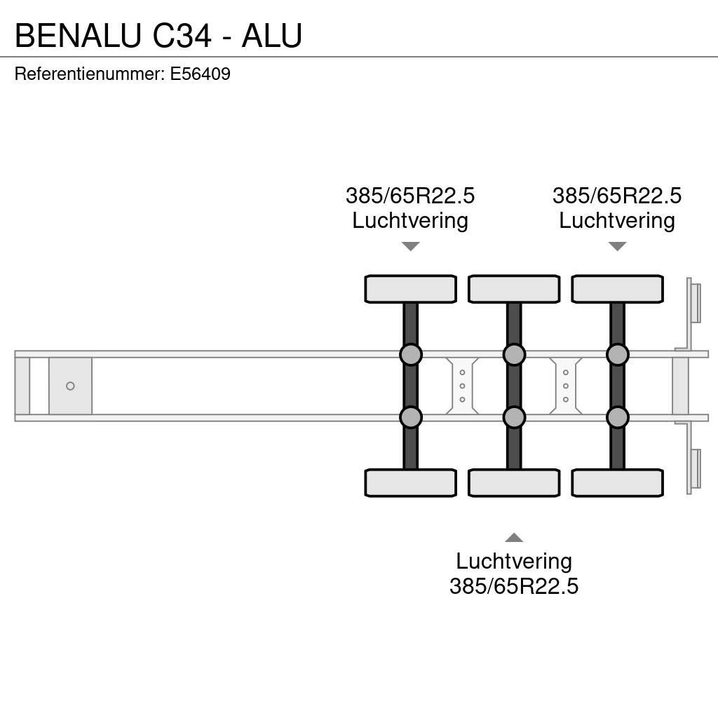 Benalu C34 - ALU Sklápacie návesy
