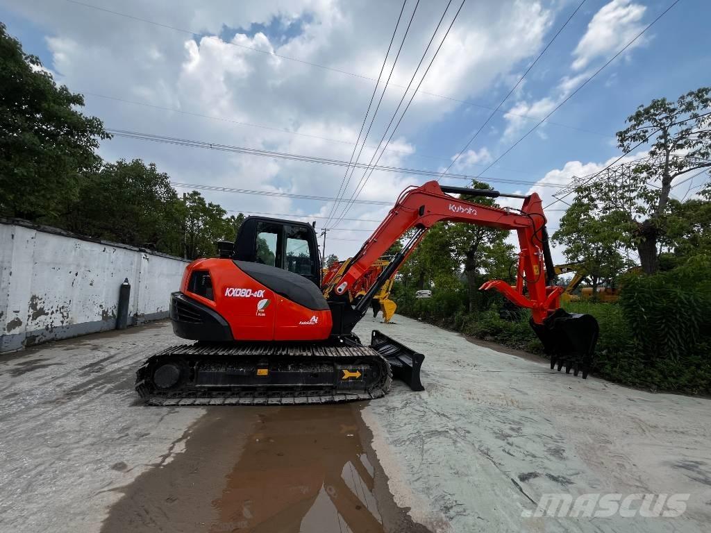 Kubota KX 080-4 CX Midi rýpadlá 7 t - 12 t