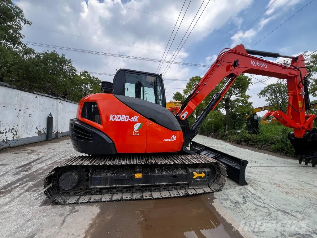 Kubota KX 080-4 CX Midi rýpadlá 7 t - 12 t