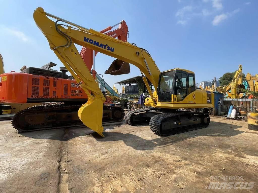 Komatsu PC 200-7 Pásové rýpadlá