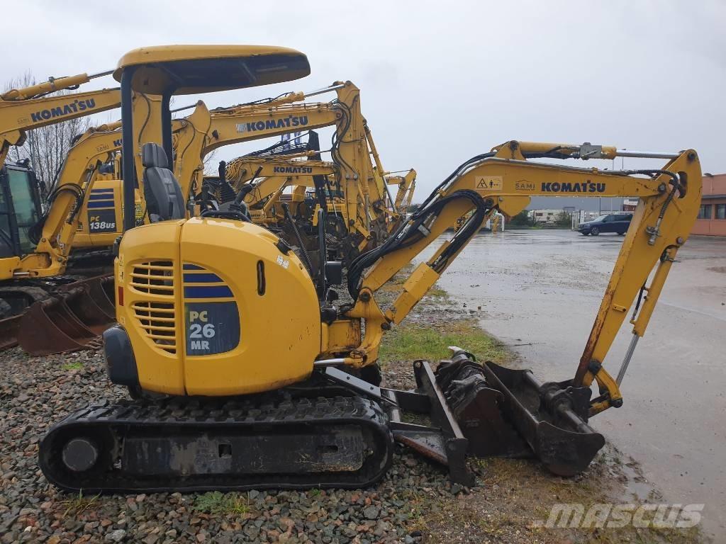 Komatsu PC26MR-3 Mini rýpadlá < 7t