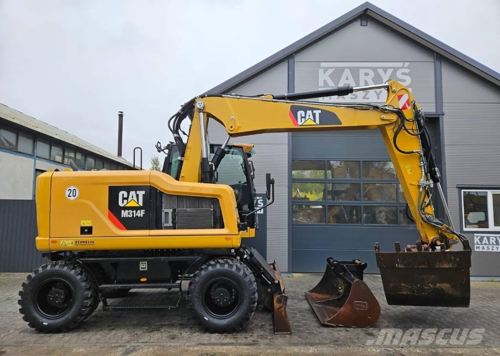 CAT M 314 Kolesové rýpadlá