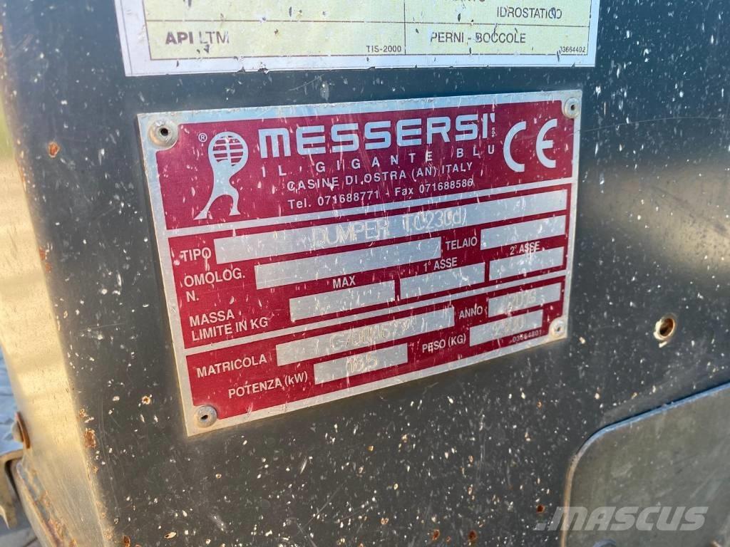 Messersi tc230d Pásové sklápače