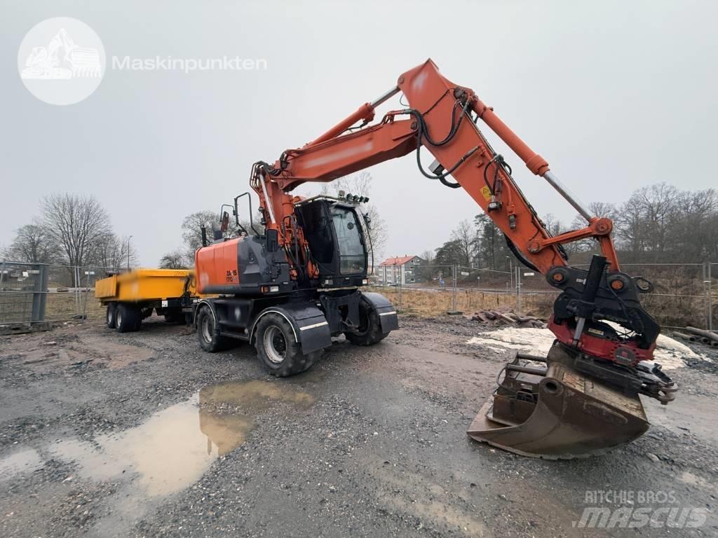 Hitachi ZX 170 W-5 B Kolesové rýpadlá