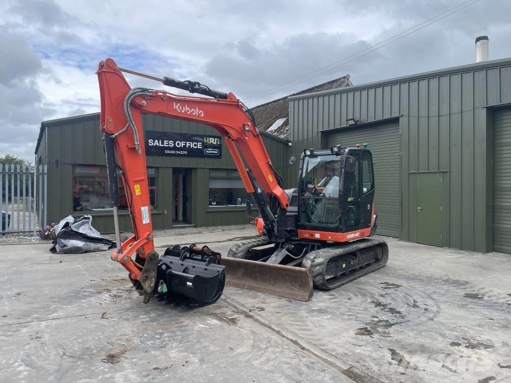 Kubota KX 080-4 Midi rýpadlá 7 t - 12 t