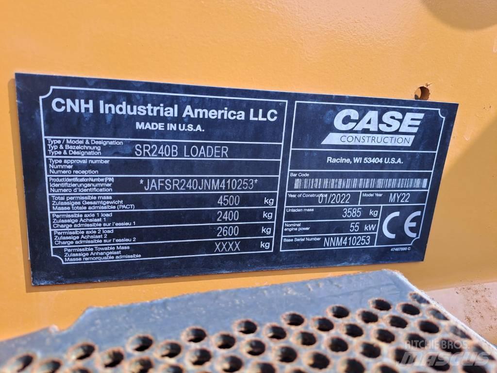 CASE SR 240 B Šmykom riadené nakladače