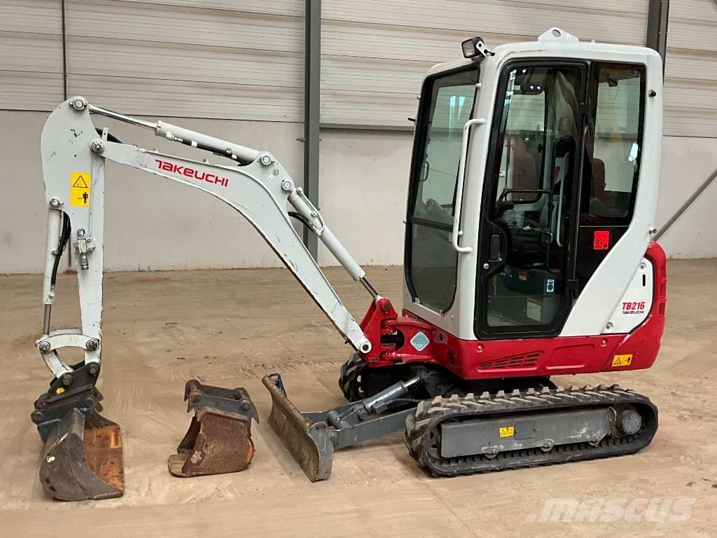 Takeuchi TB 216 Mini rýpadlá < 7t