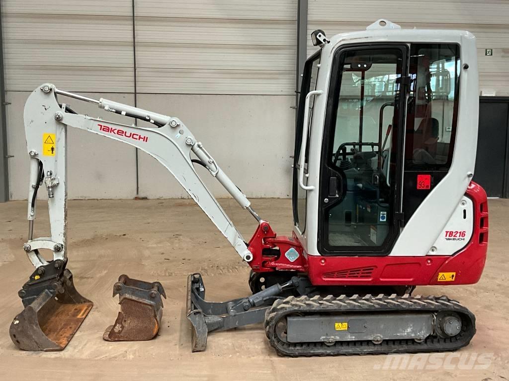 Takeuchi TB 216 Mini rýpadlá < 7t