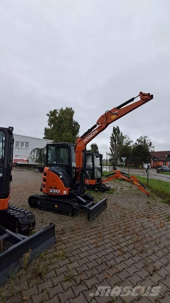 Hitachi ZX33U Pásové rýpadlá