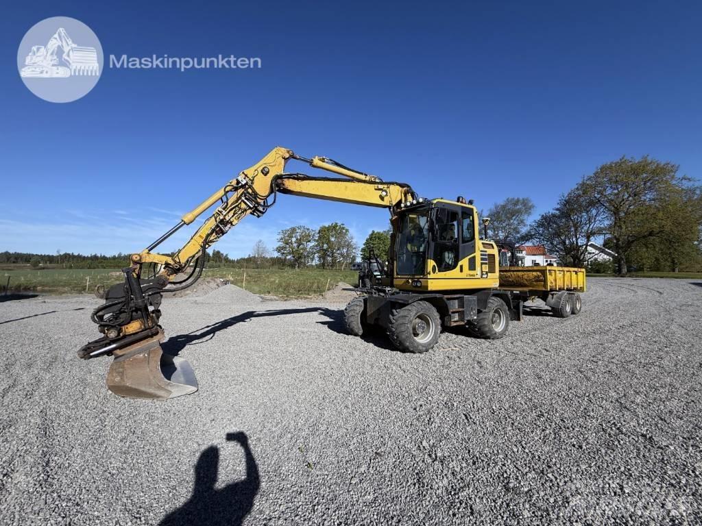 Komatsu PW 148-10 Kolesové rýpadlá
