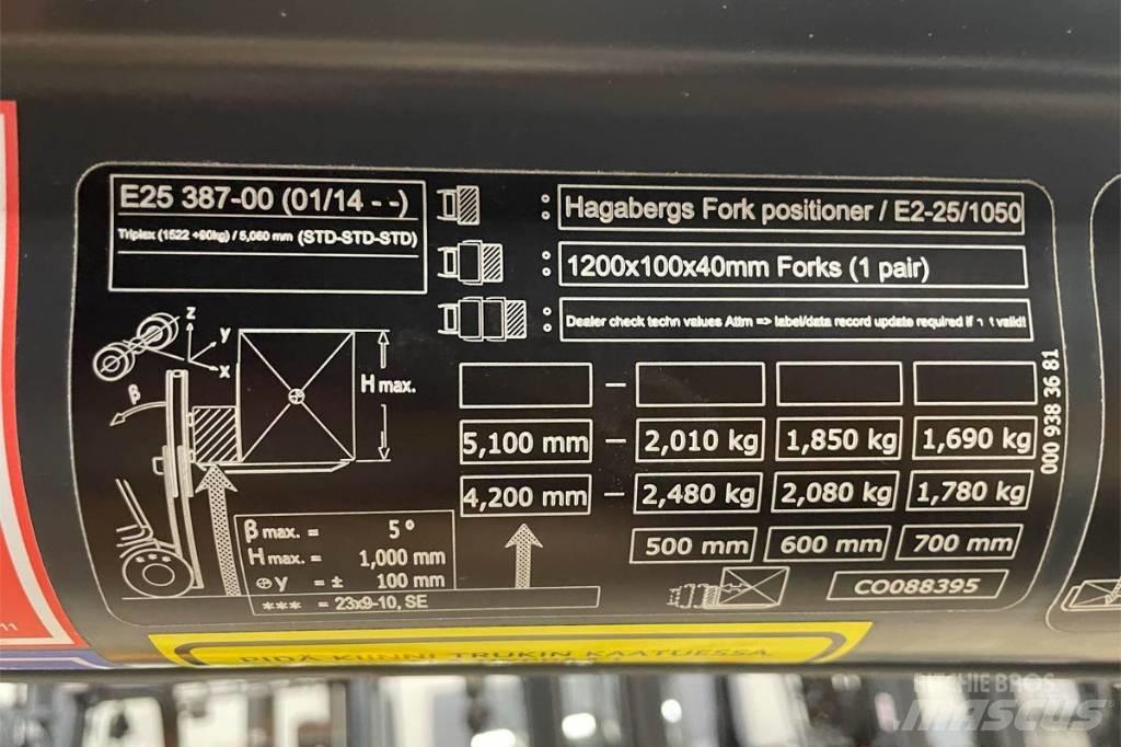 Linde E 25 Akumulátorové vozíky